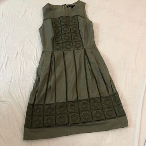 Banana republic green mini dress
